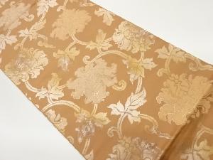 花唐草模様織出し袋帯